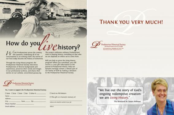 Presbyterian Historical Society: How do you live history?